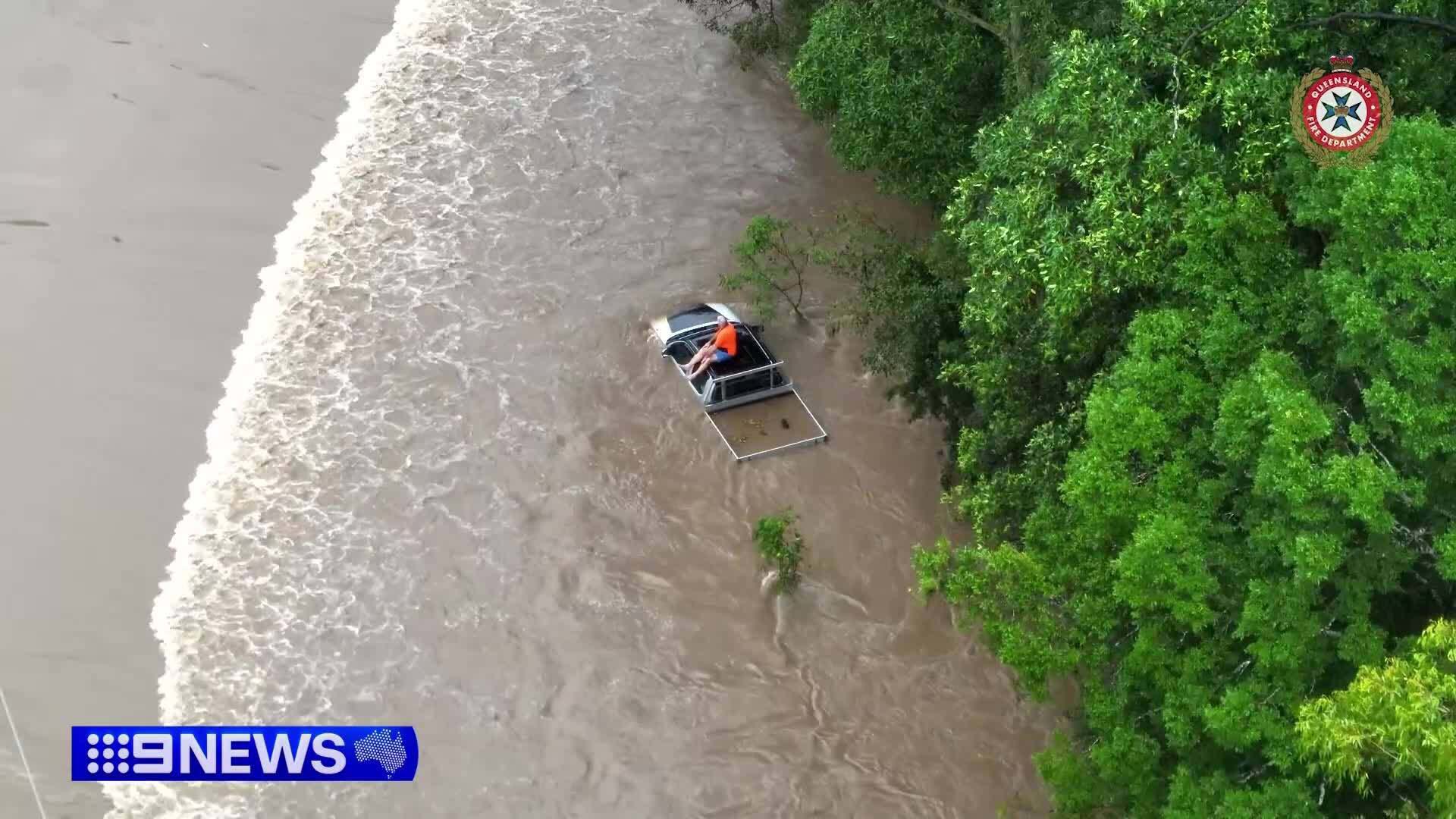 'I could punch him in the face': Father rescued after calling daughter