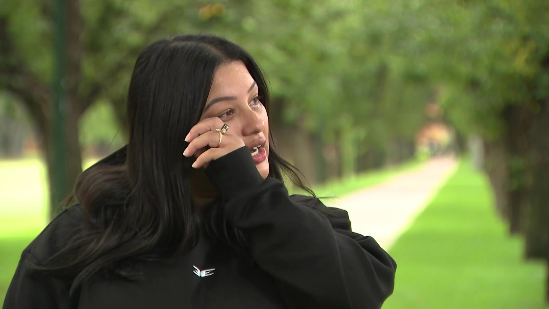 Courtney Storm has barely left her husband's side.