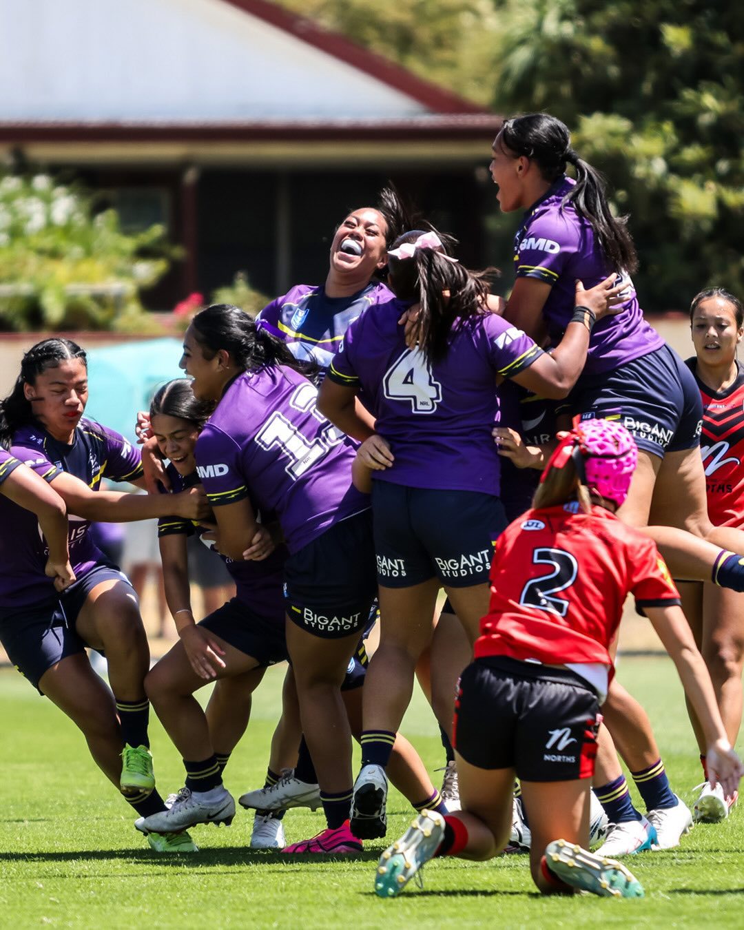 Melbourne Storm marks a historic milestone for its female pathways program at Seabrook Reserve.