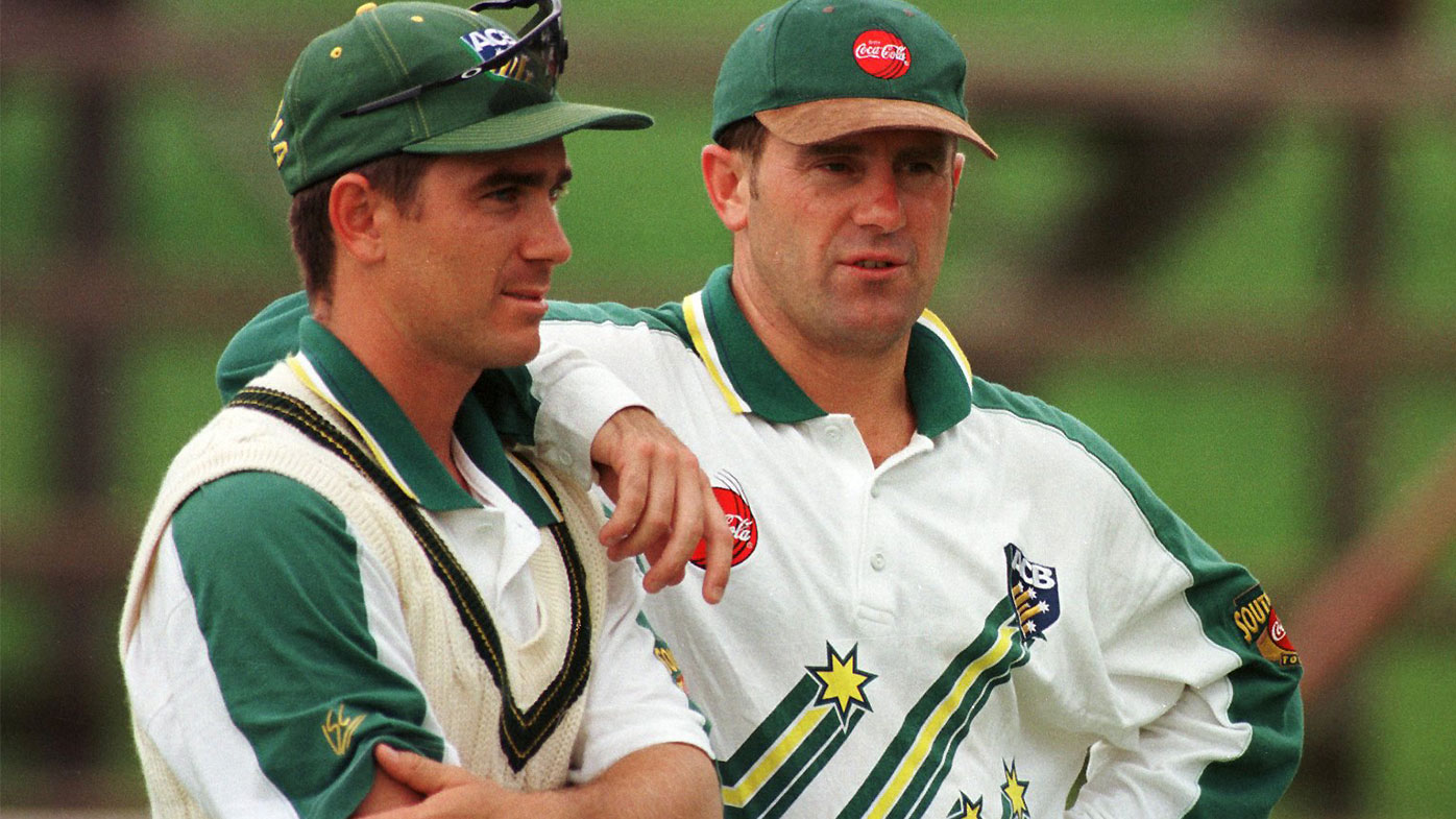 Mark Taylor and Justin Langer