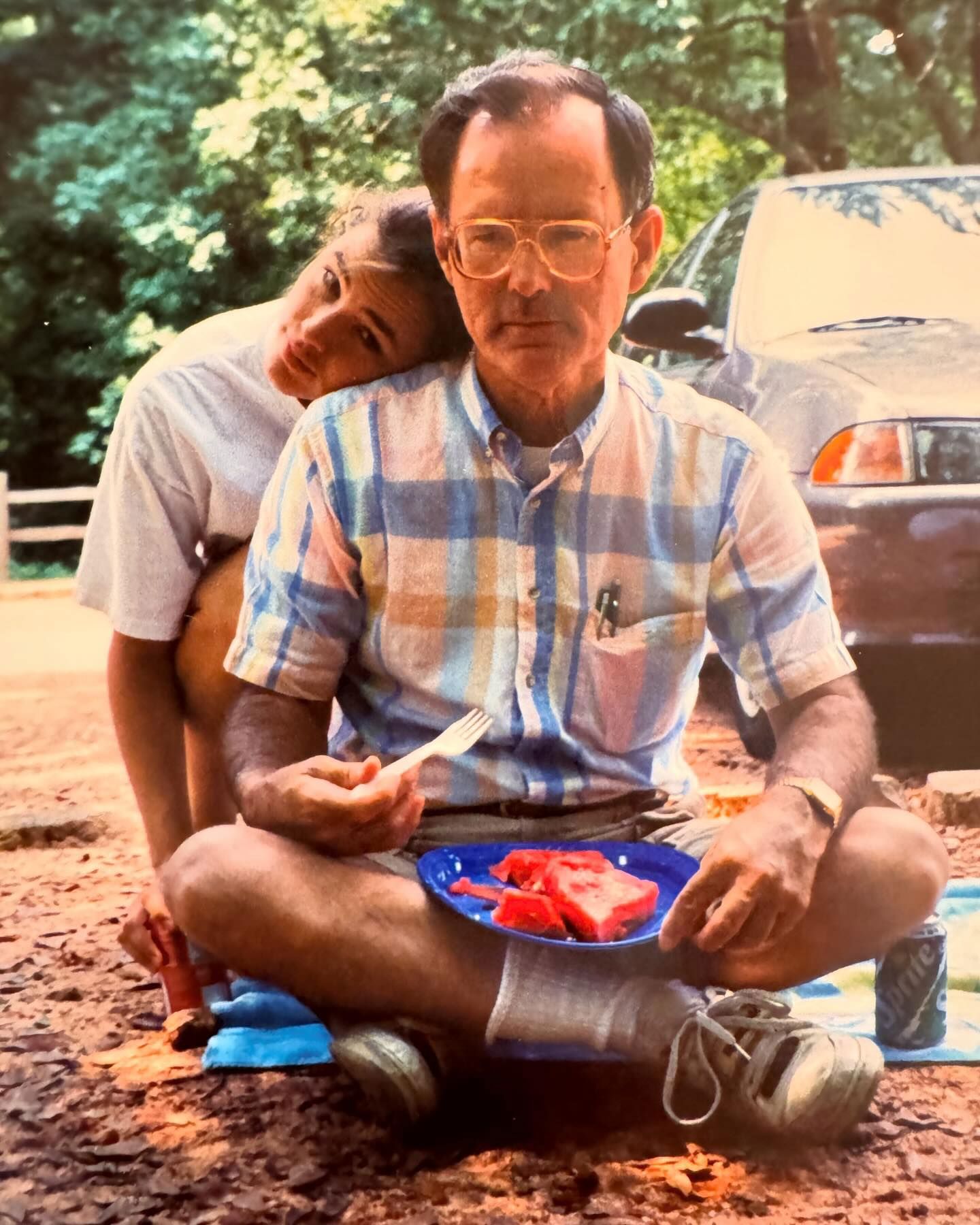Young Jennifer Garner with late father William John Garner