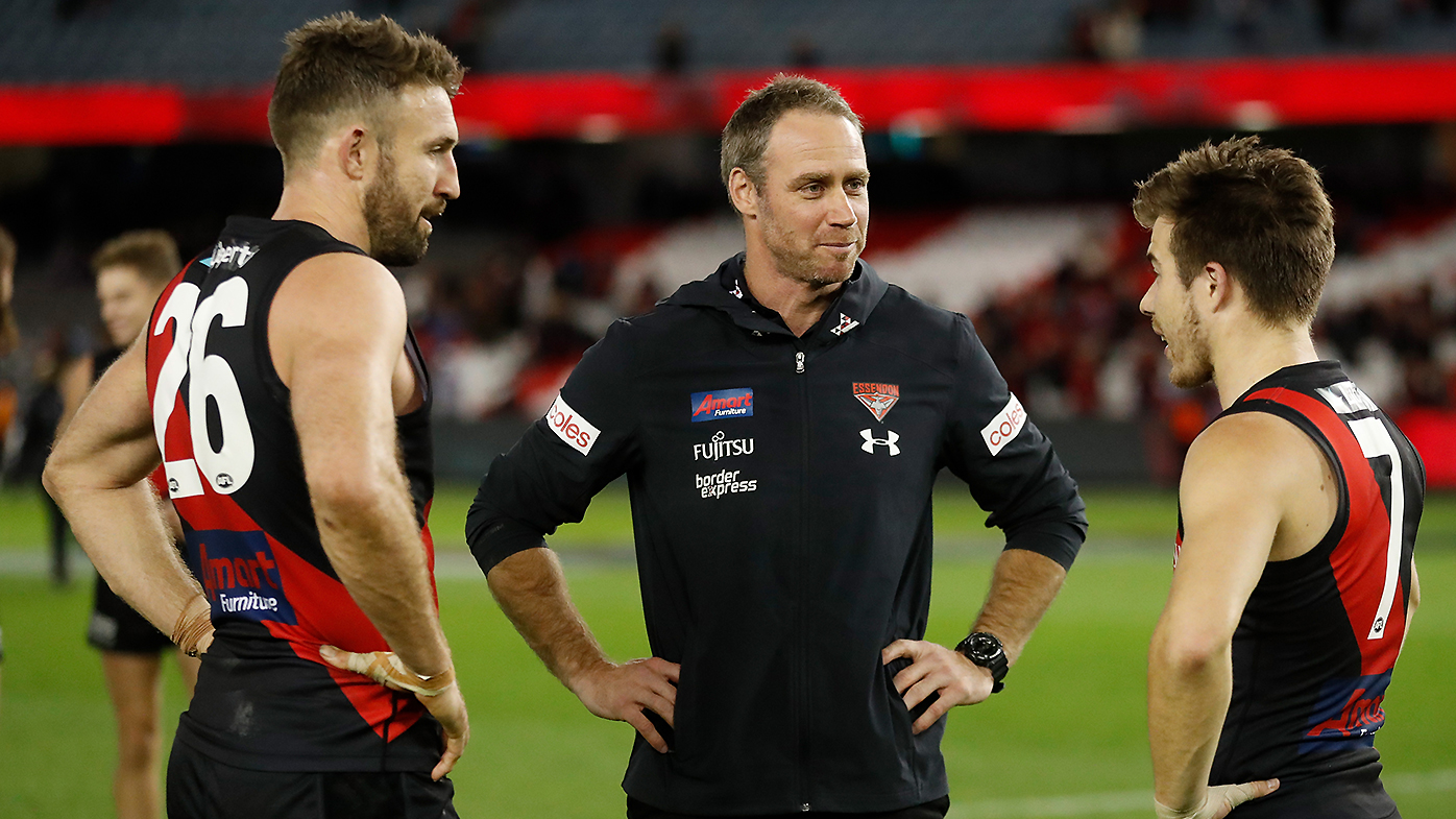 Ben Rutten, Cale Hooker and Zach Merrett