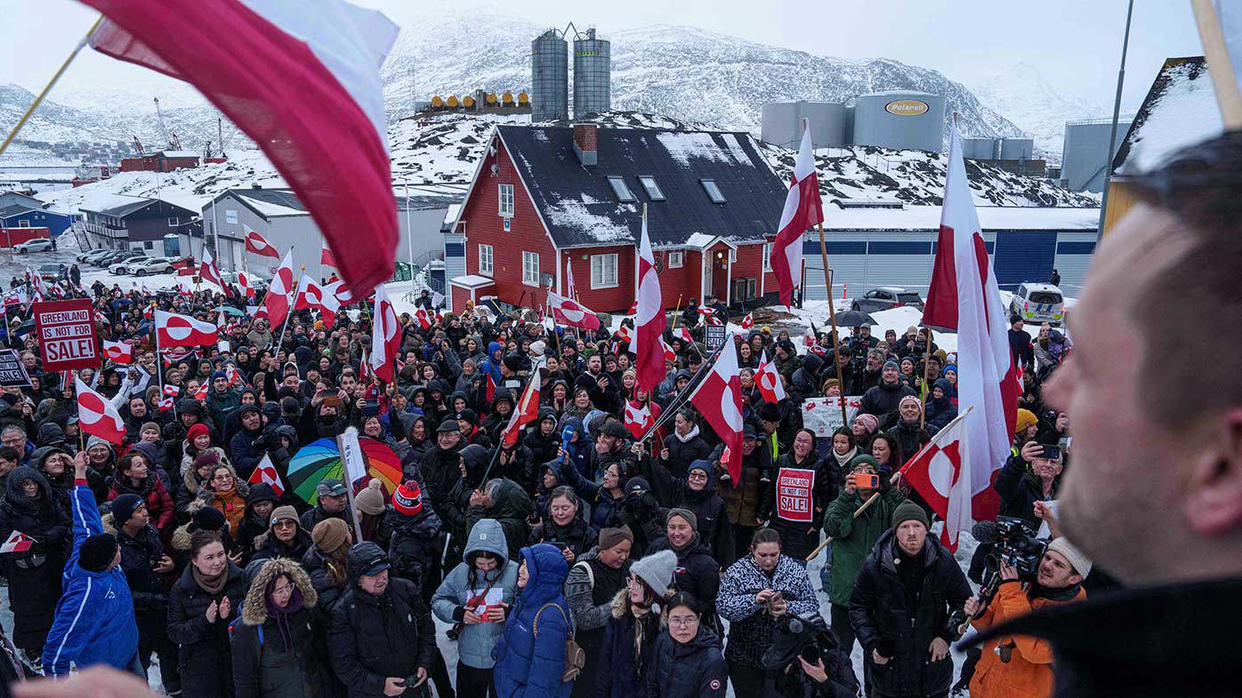 Greenlanders protest Donald Trump's ambitions to annex the territory.