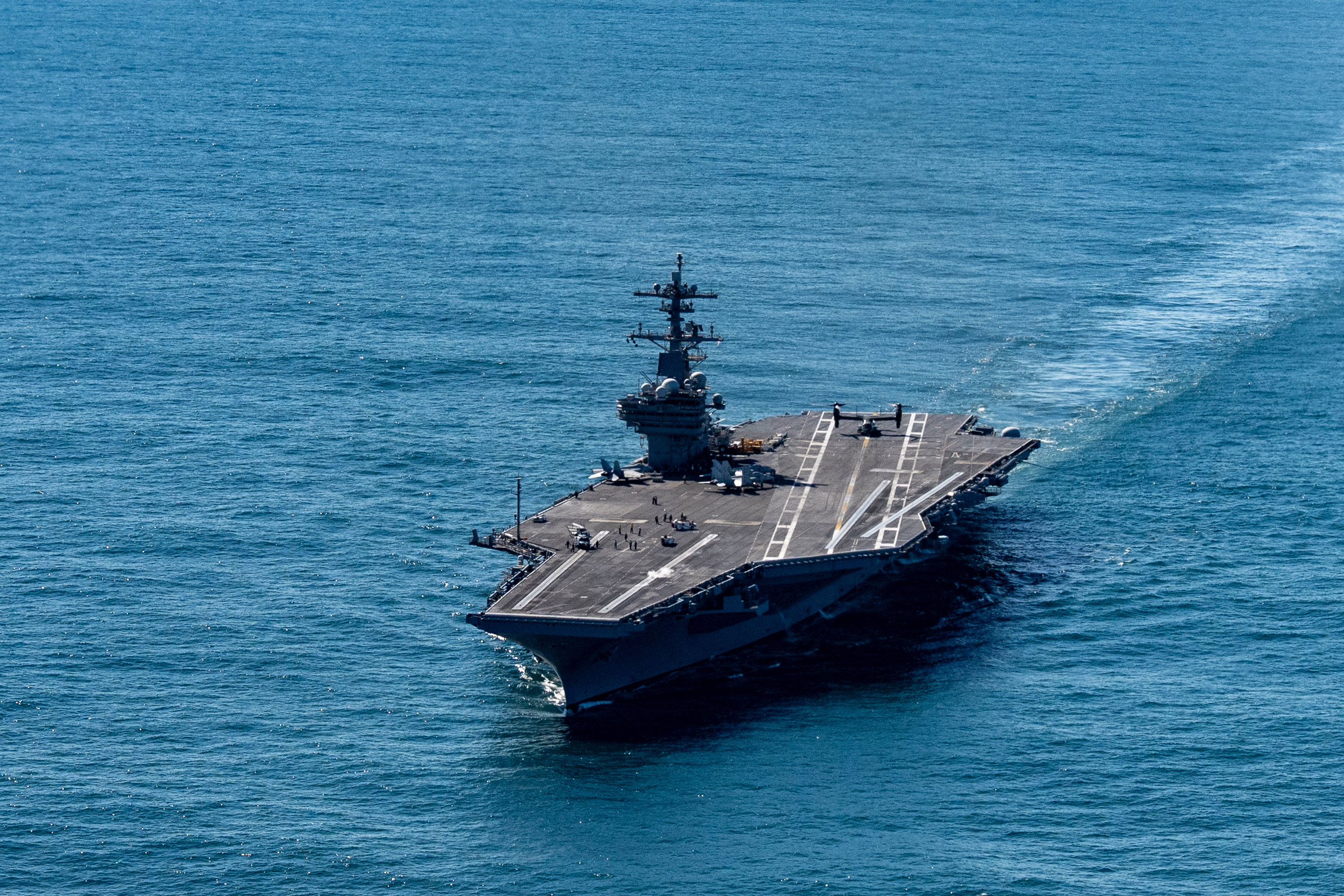 US sends third aircraft carrier to Middle East