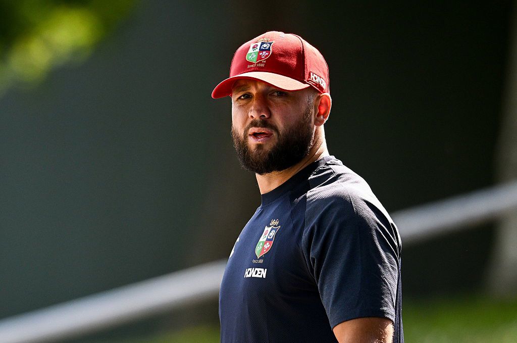 Jamison Gibson-Park during the British & Irish Lions rugby squad training at the UCD Bowl in Dublin.