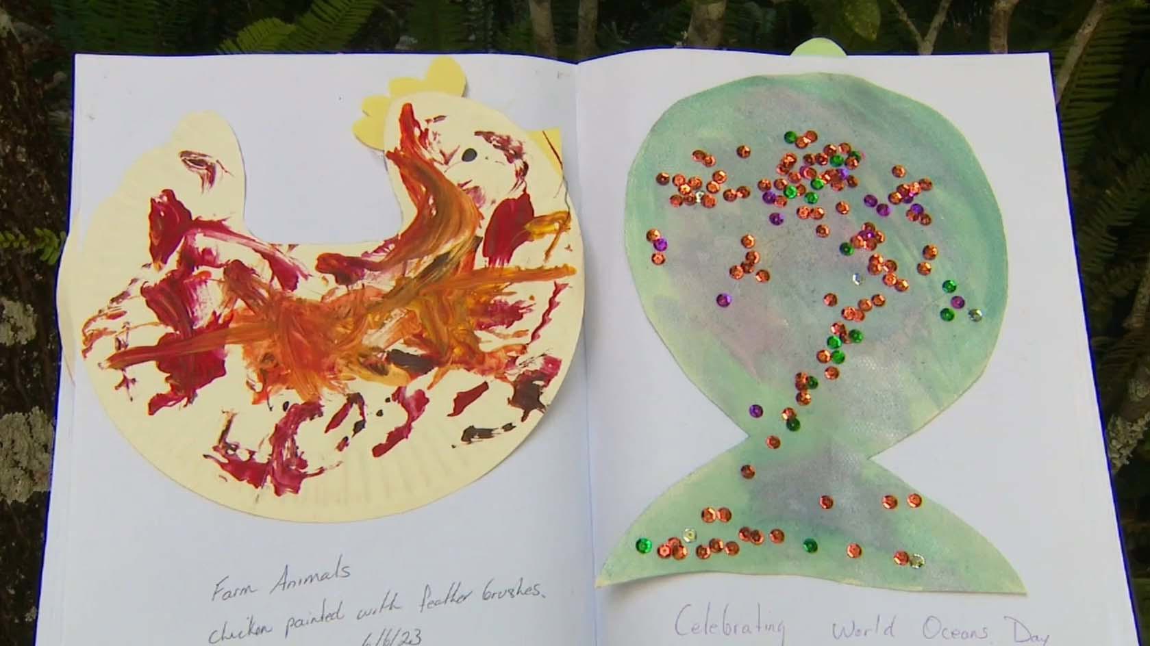 Brisbane childcare tries to charge parents thousands for kids' artwork