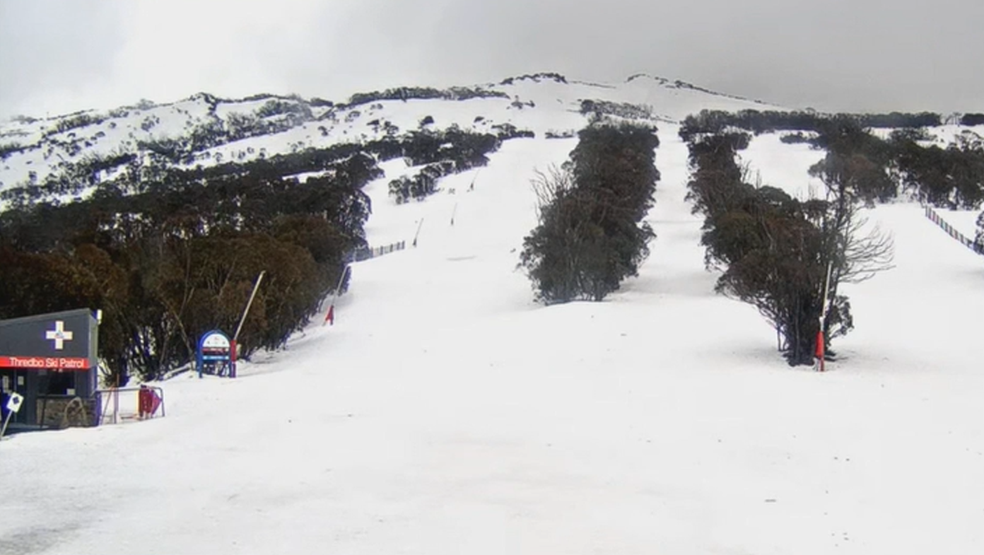 The wild winter weather has forced the closure of Thredbo's ski and chair lifts.