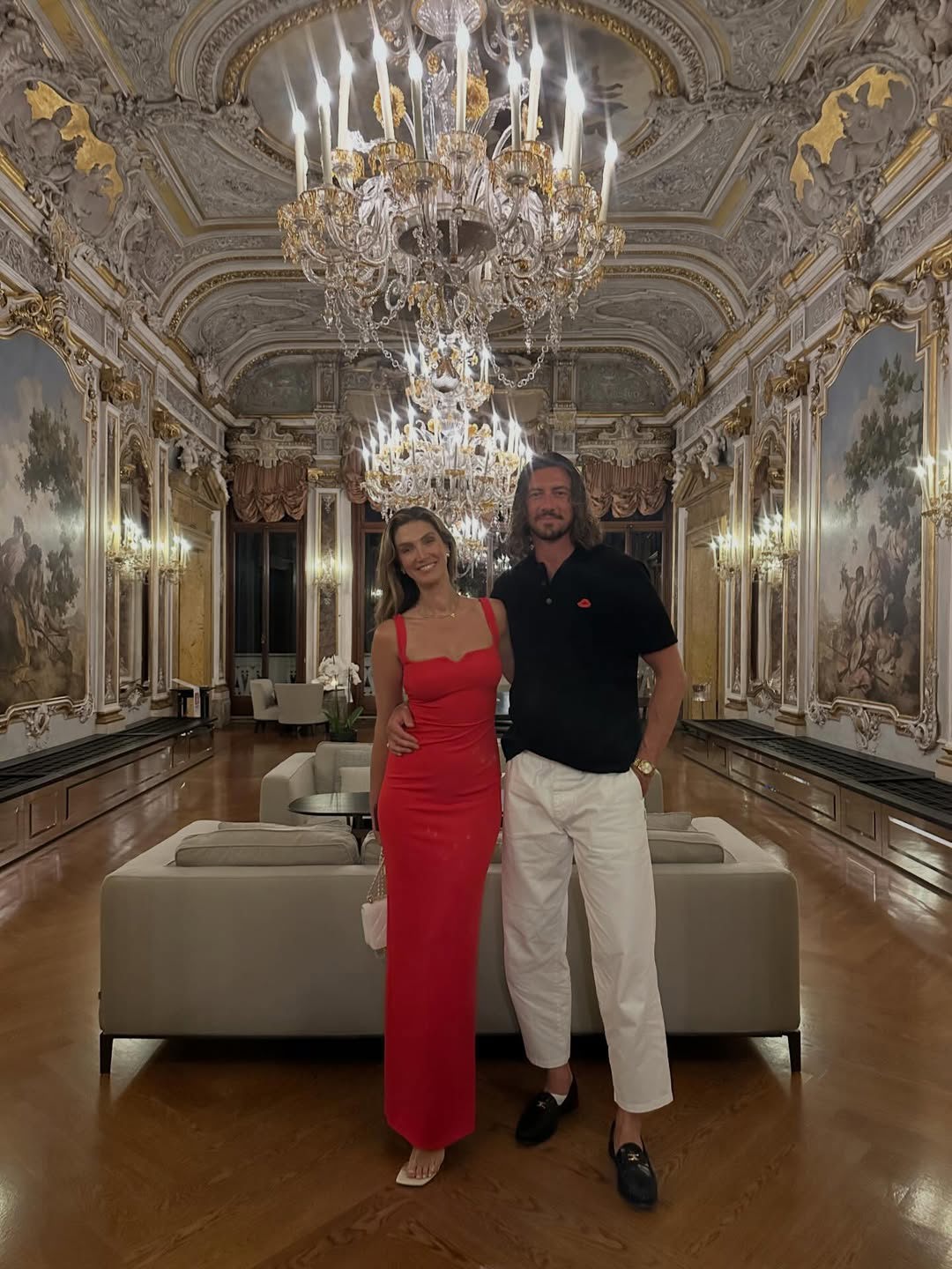 Matthew Copley and Delta Goodrem