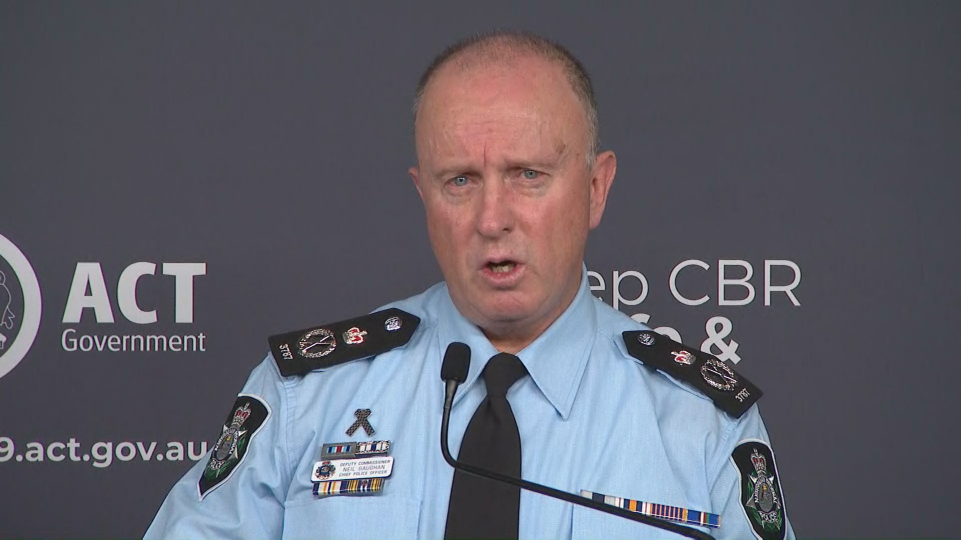 ACT Police Deputy Commissioner Neil Gaughan.
