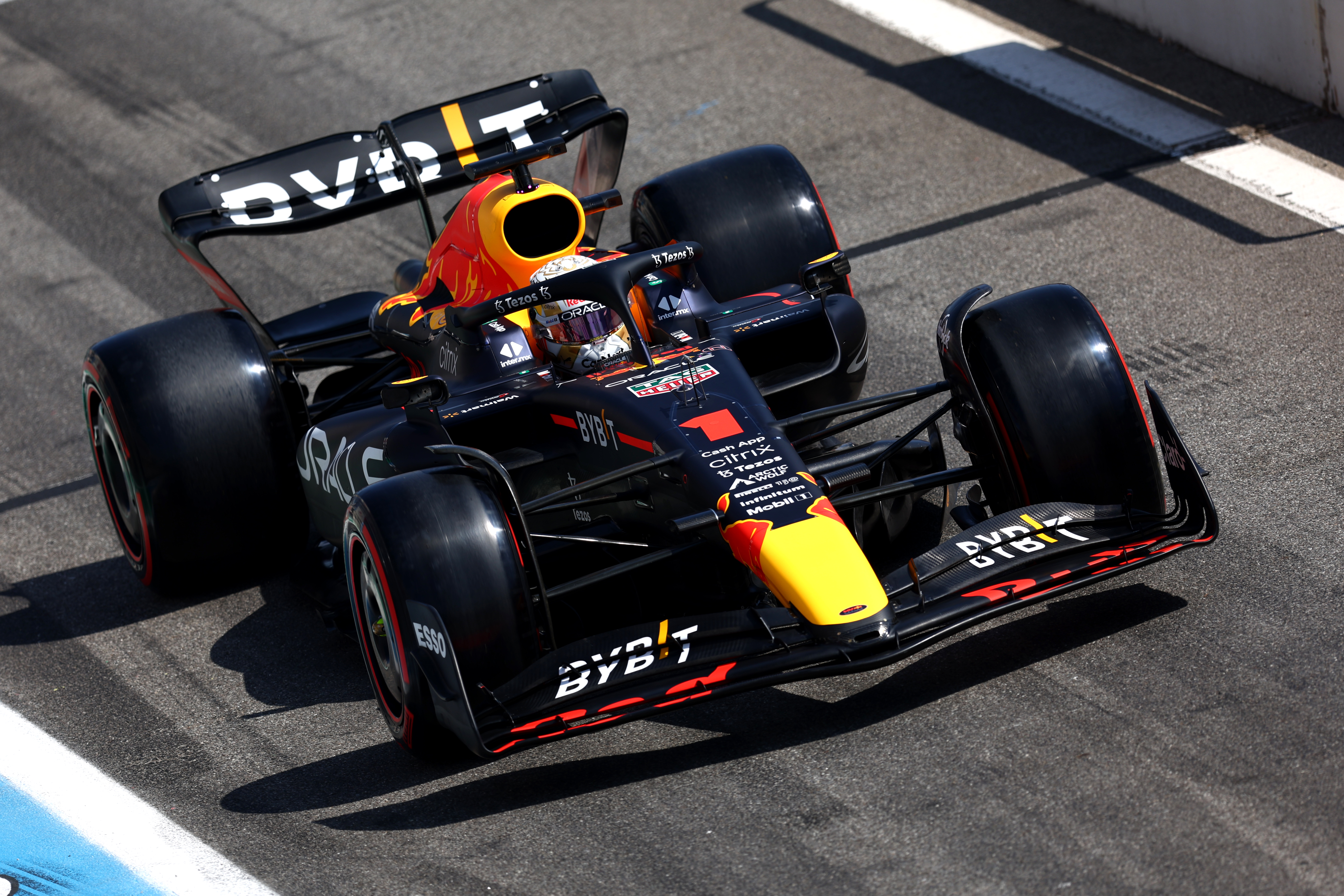 Max Verstappen during the French Grand Prix at the Paul Ricard Circuit. Photo: Clive Rose