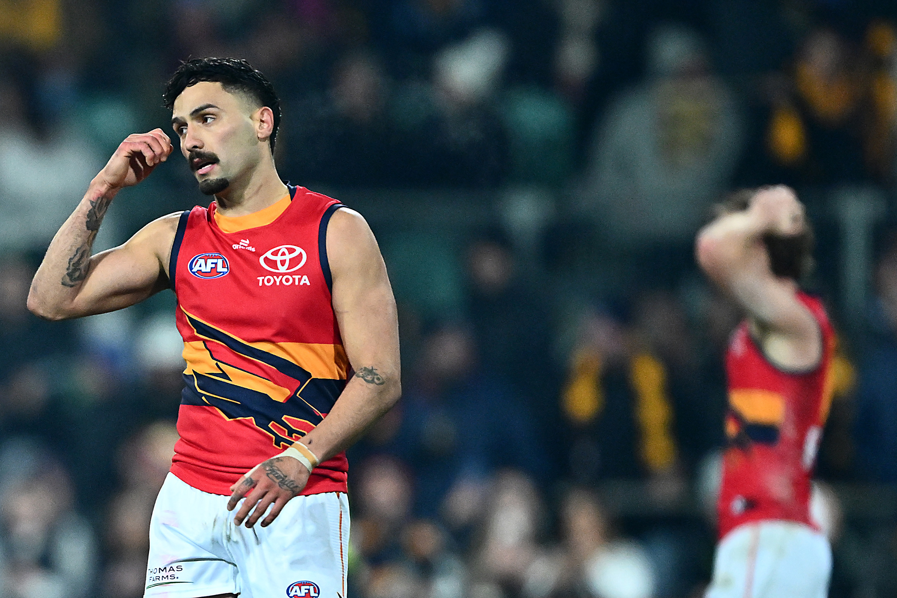 Izak Rankine of the Crows.