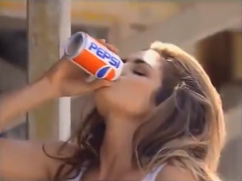 Cindy Crawford, 1992 Pepsi ad