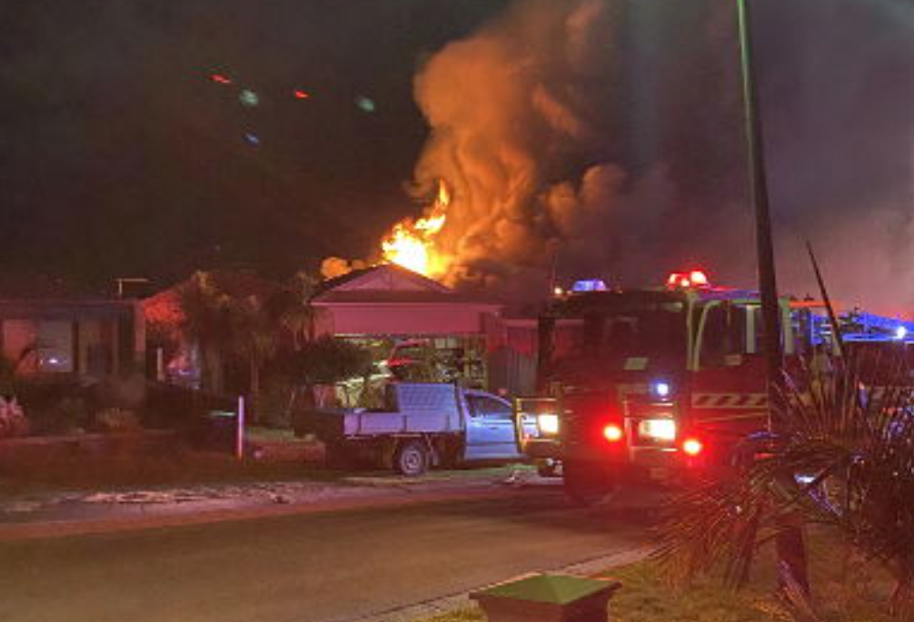 Fire at home in Hillside, Melbourne