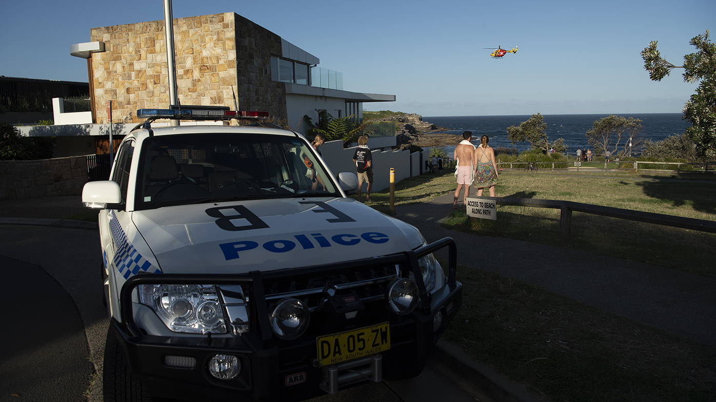 Police were called to the beach, near Malabar, about 4.30pm.