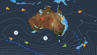 New Year's Eve Sunday night 11pm synoptic map