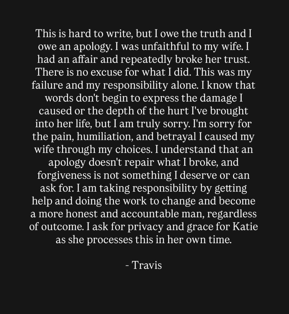 Travis Clark admits to cheating on wife, Bringing Up Bates alum Katie Bates