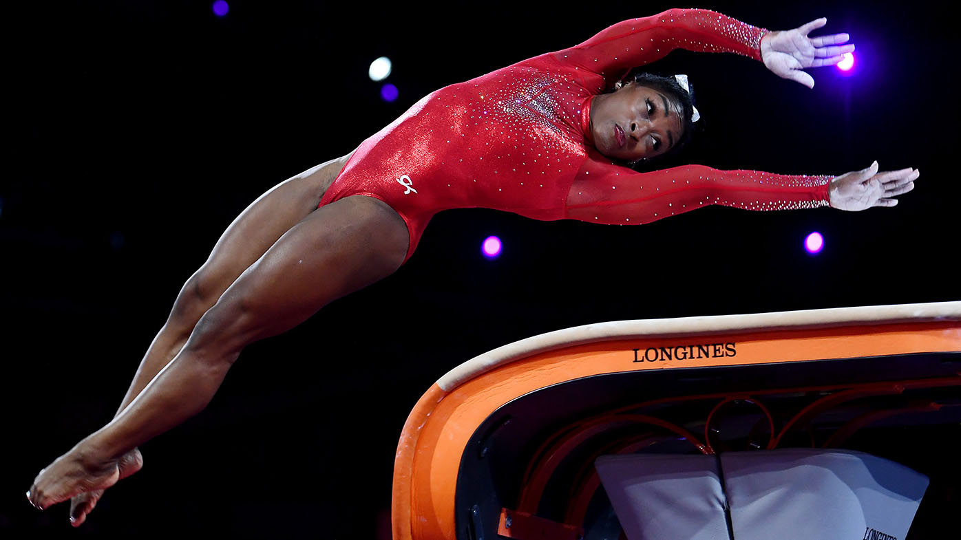 Simone Biles Gymnastics News Yurchenko Double Pike How She Shattered The Rules Of Sport