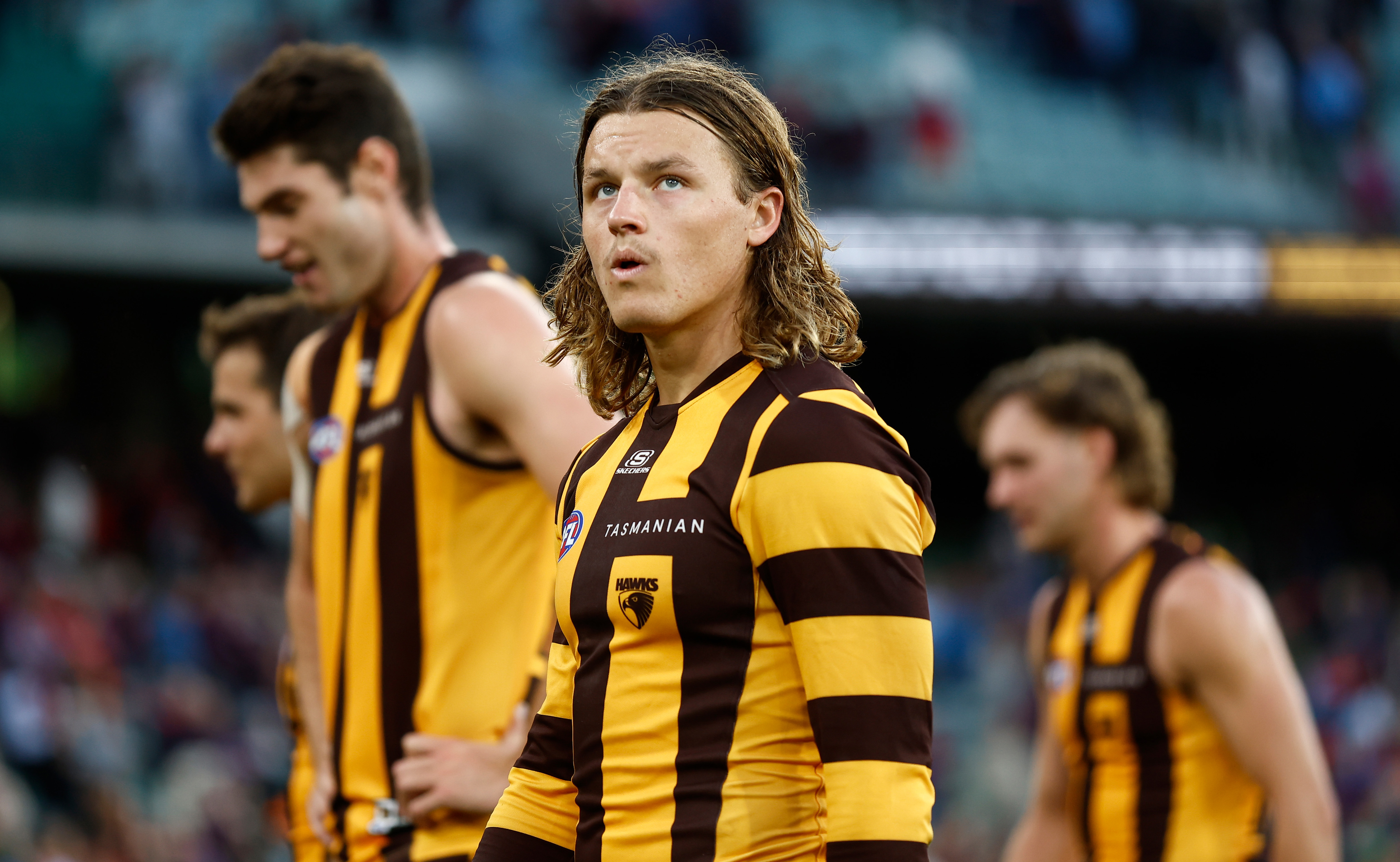 Jack Ginnivan joined the Hawks on a five-year deal.