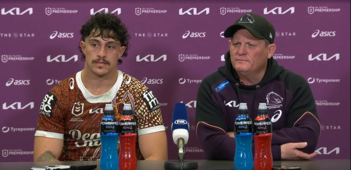 Kevin Walters was not a happy man as he fronted the media following the Broncos' loss to the Dragons.