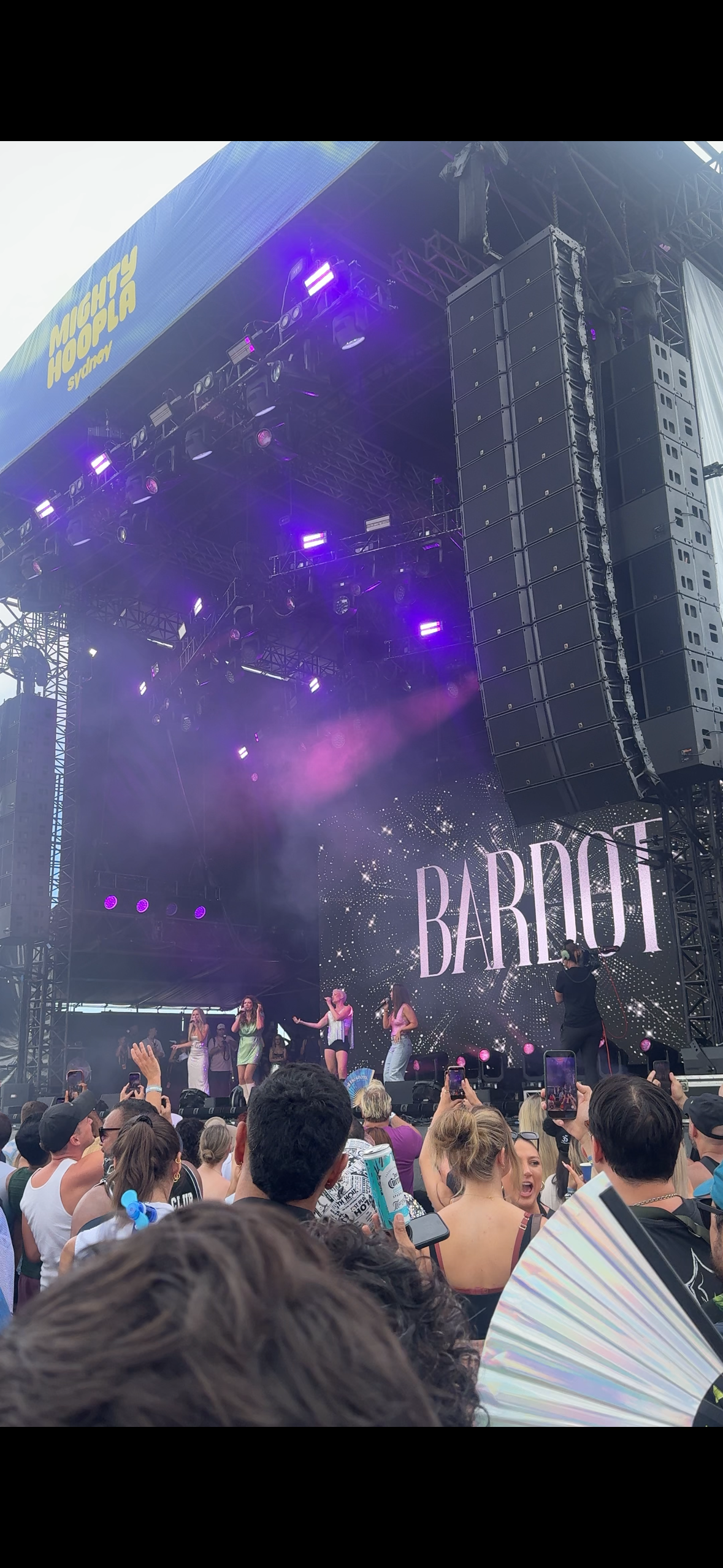 Bardot performing at Mighty Hoopla for the first time in years