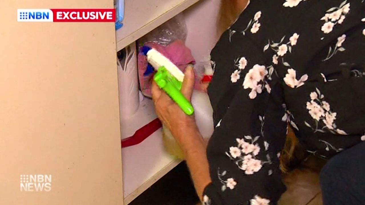 Within months the mould spread through their furniture and clothing, forcing them to throw out some of their possessions.