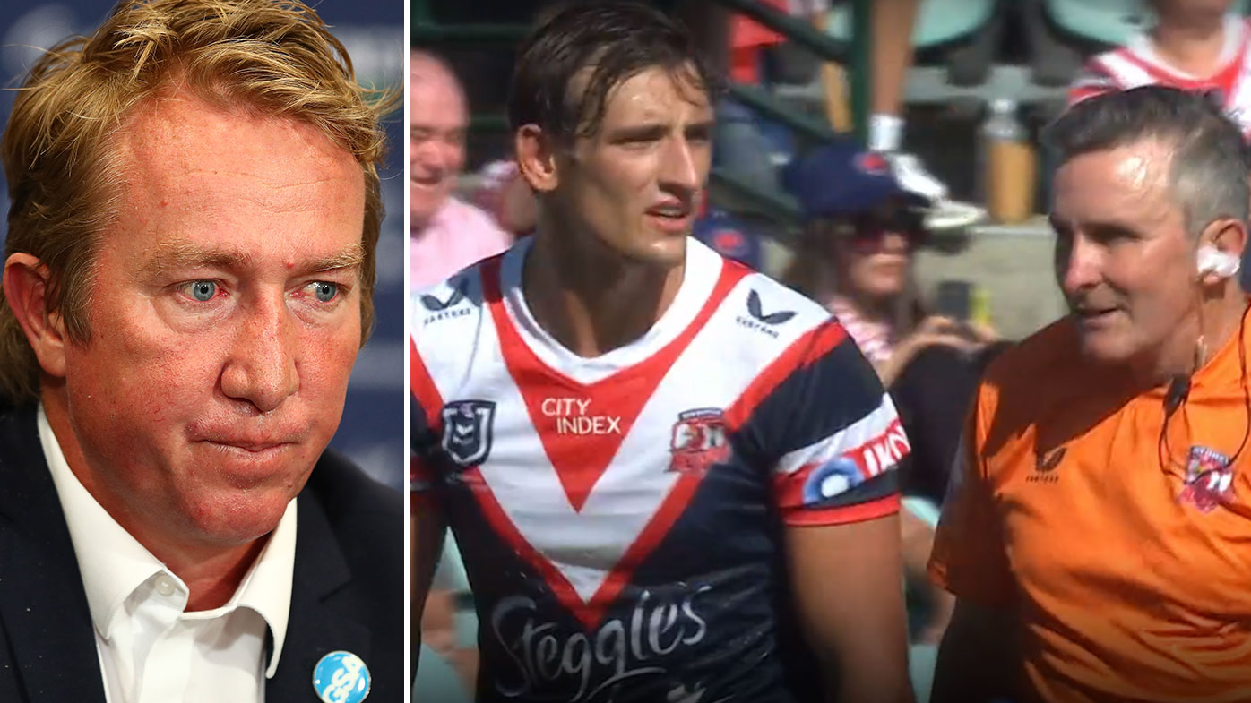NRL Roosters Trent Robinson on head knocks, bunker system, Newcastle