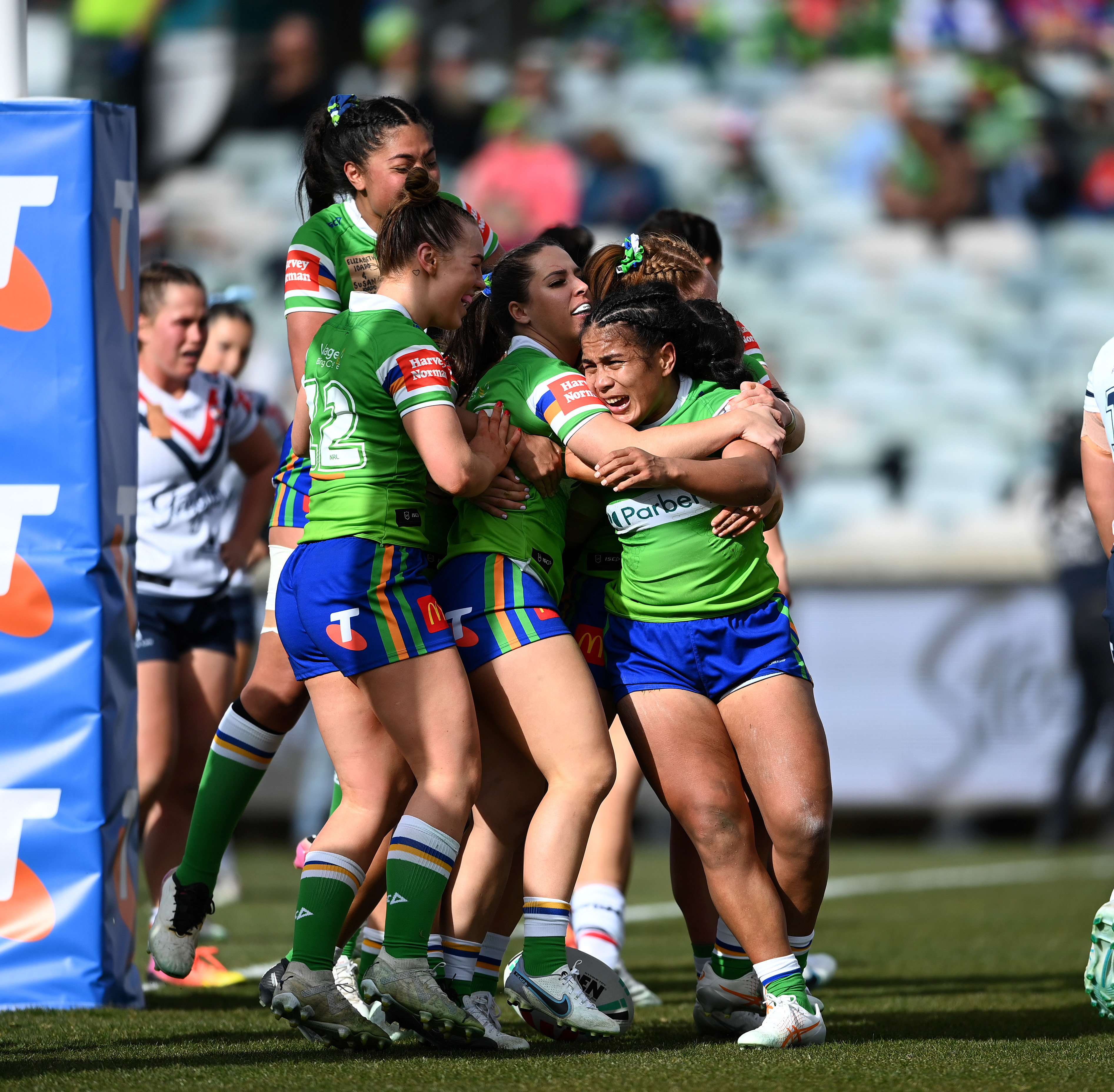 NRLW R2 Canberra Raiders v Sydney Roosters at GIO Stadium,Canberra .Picture: NRL Photos/Gregg Porteous