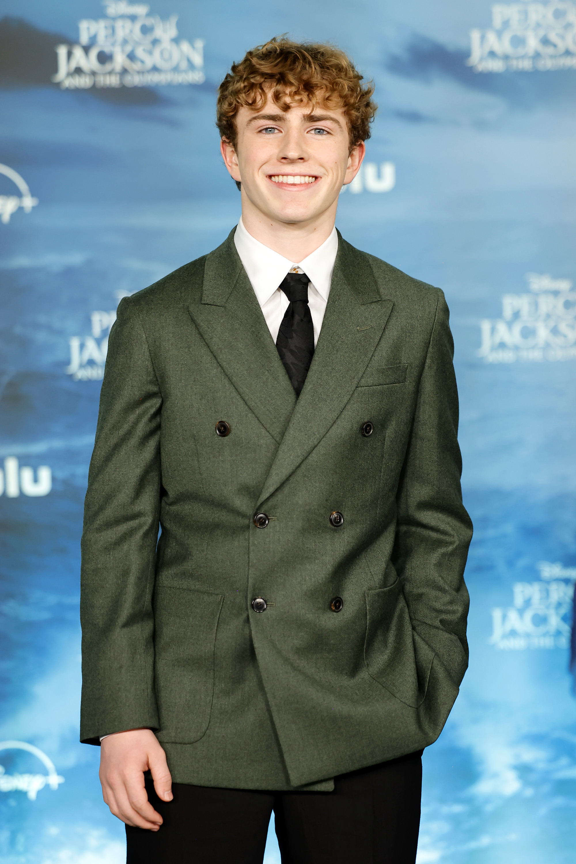 Walker Scobell attends the world premiere of Disney+'s 