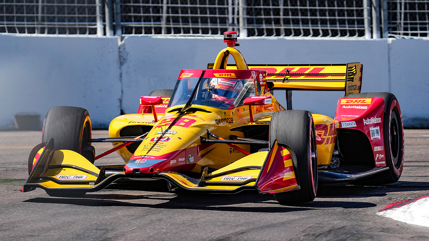 IndyCar Scott McLaughlin beats teammate Will Power to win first pole