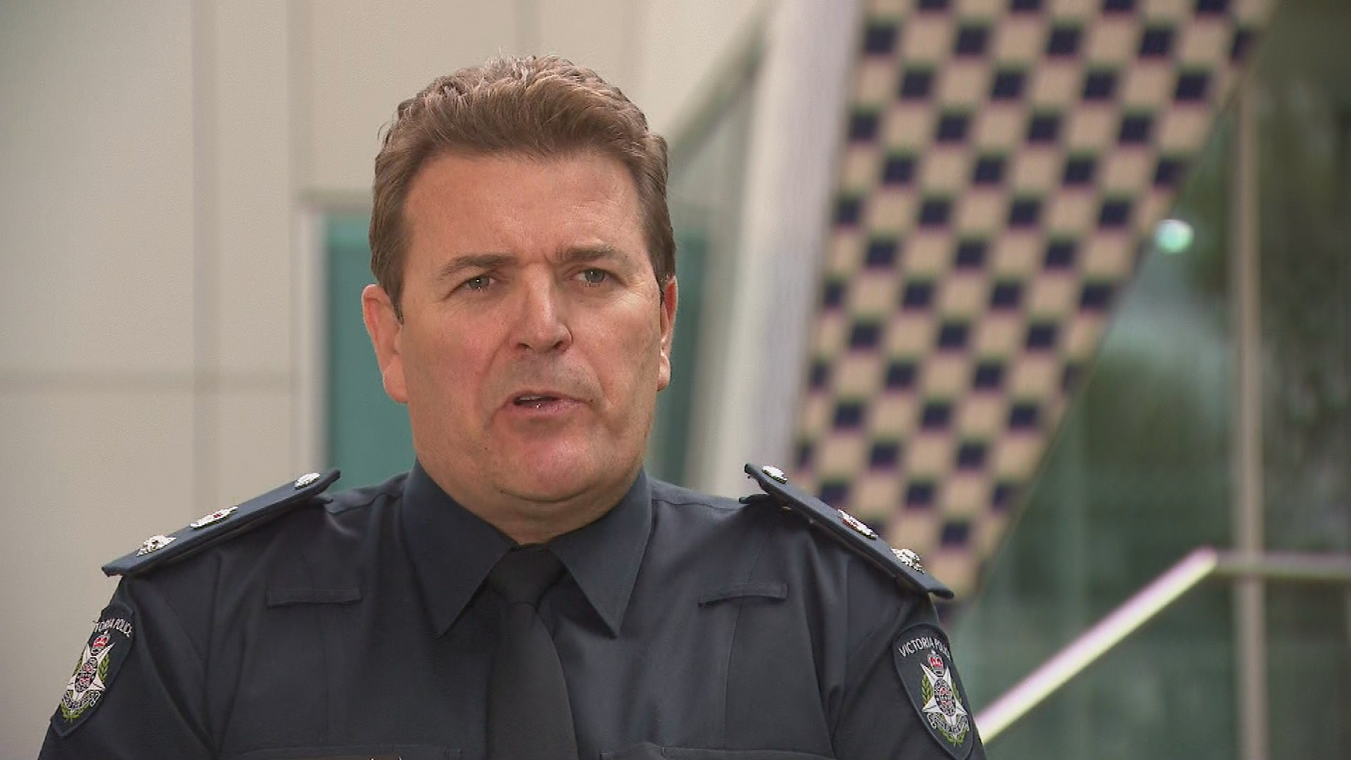 Acting Superintendent Troy Hargadon spoke about Victoria police trying to combat youth and street gangs. 