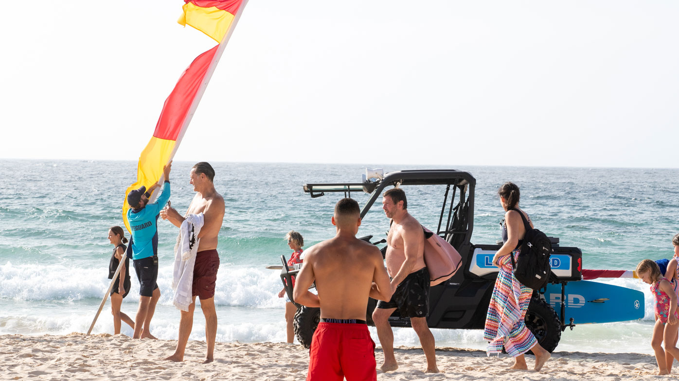 Bondi Beach was open this morning and then closed again due to a tsunami warning after a South Pacific undersea volcano erupted off Tonga.