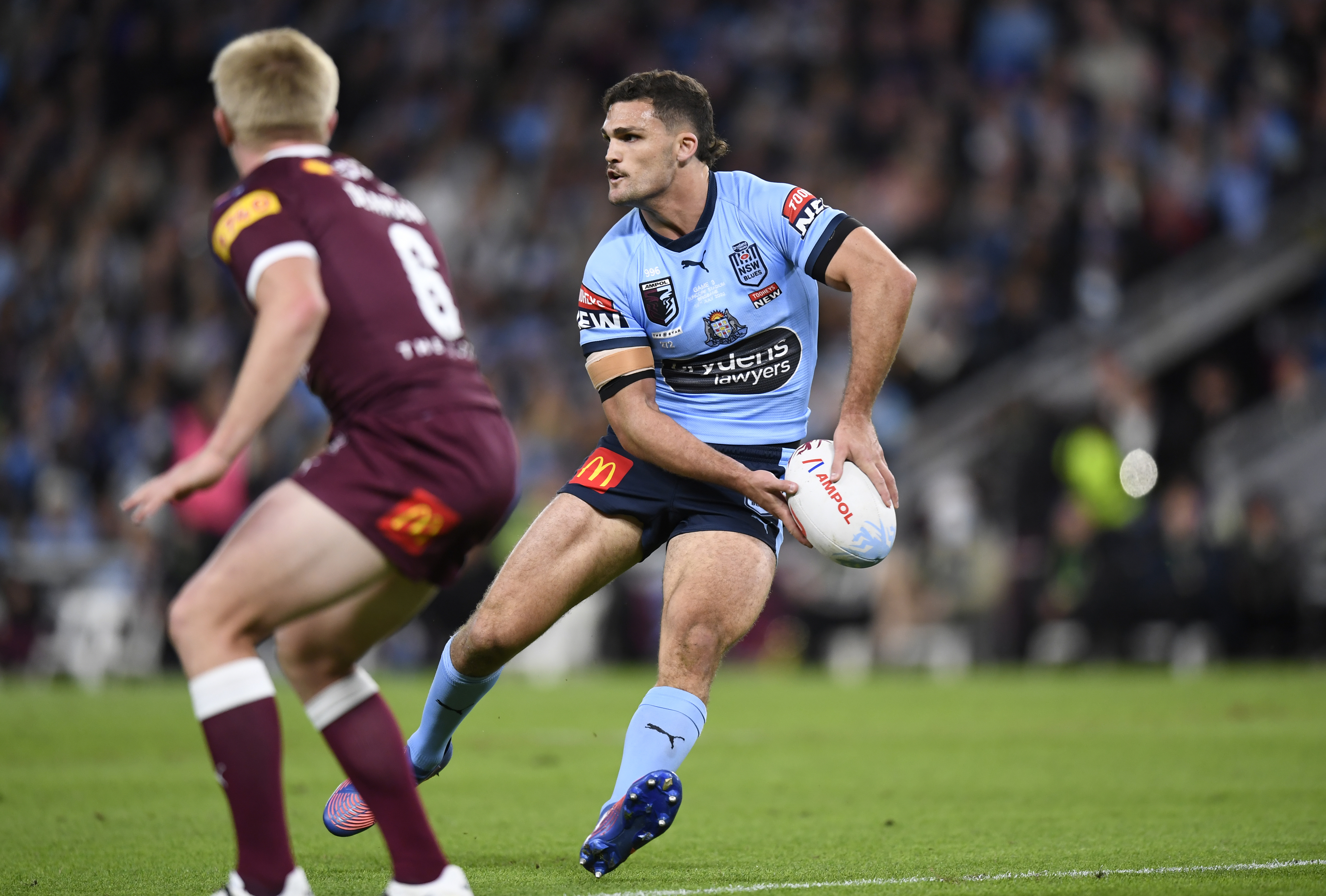 Nathan Cleary in State of Origin in 2022.