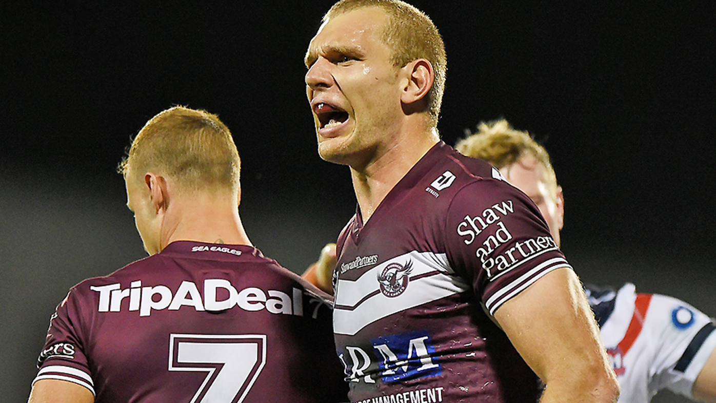 Tom Trbojevic of the Manly Sea Eagles