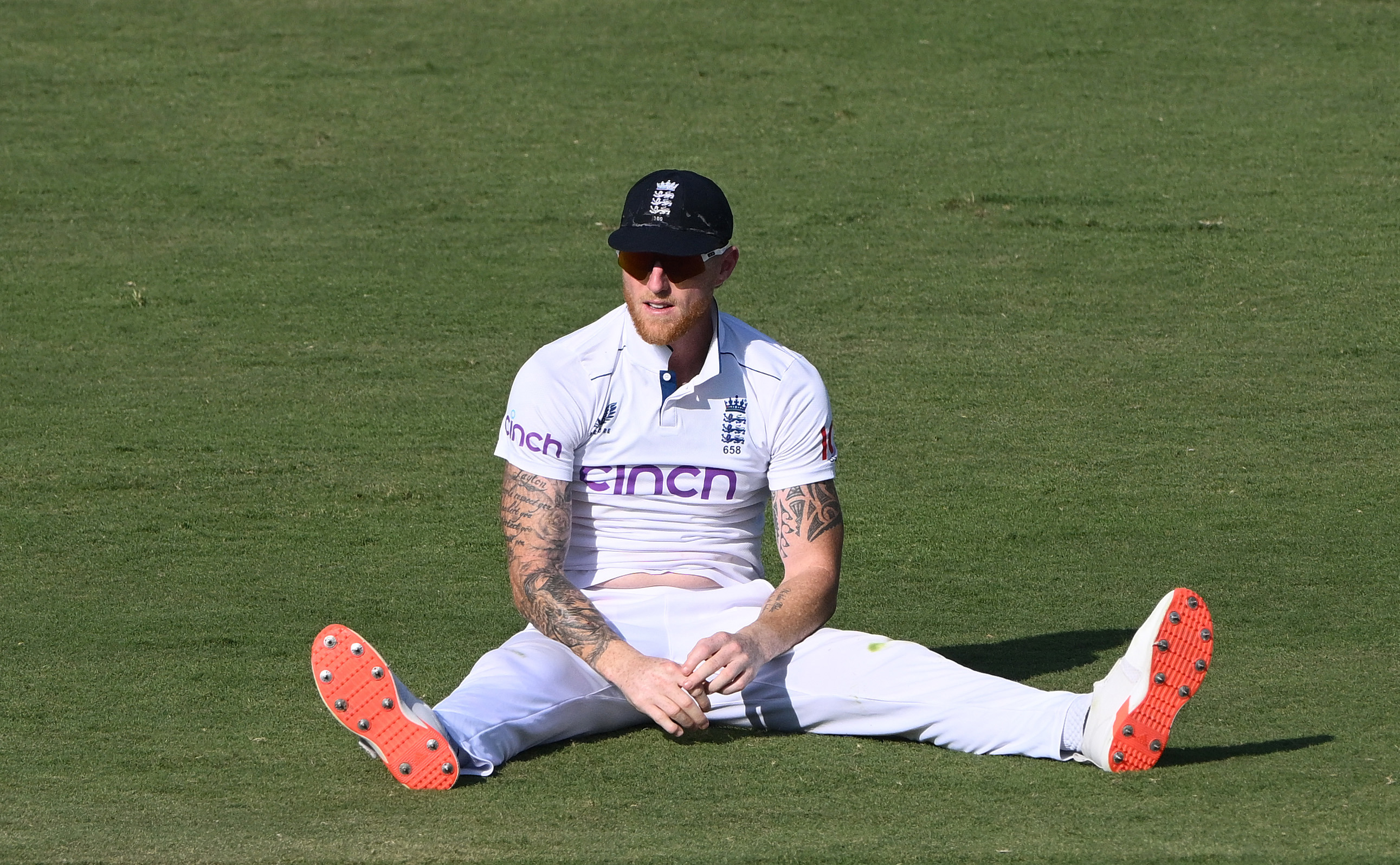 England captain Ben Stokes during the loss to Pakistan.