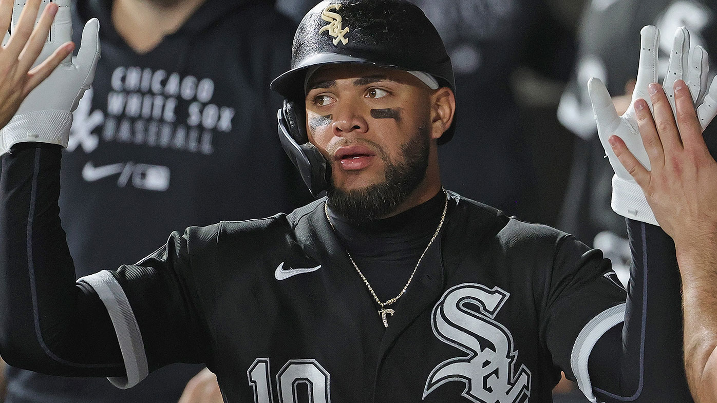 Yoan Moncada #10 of the Chicago White Sox 