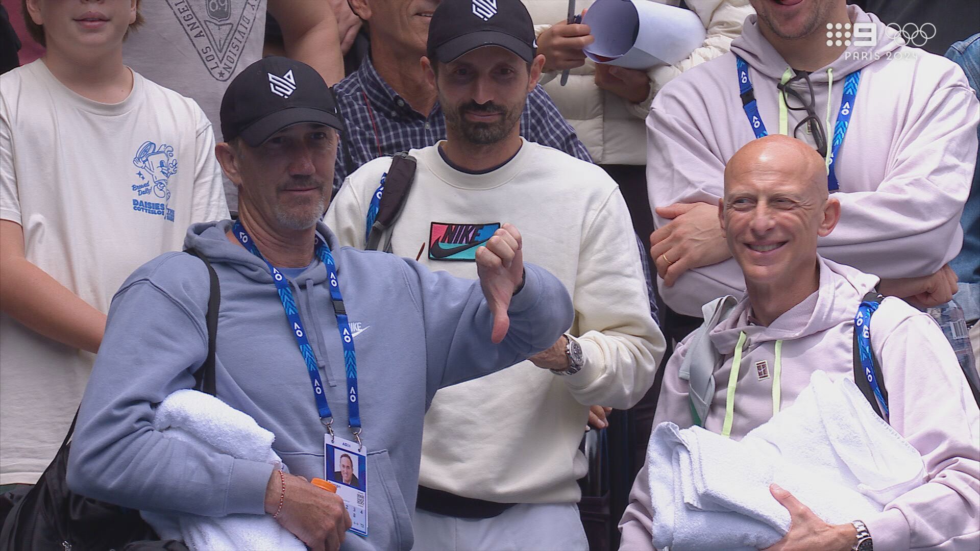 Sinner's coach Darren Cahill