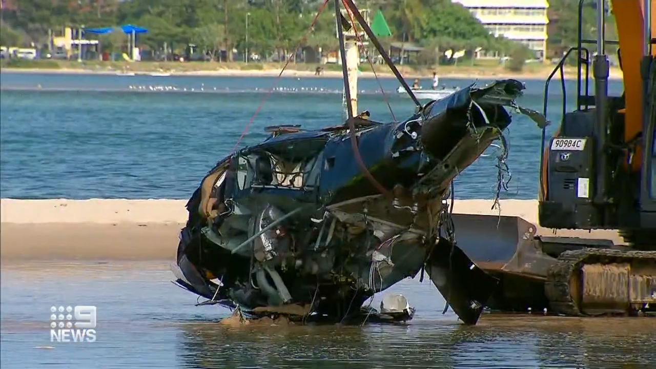 Final pieces of Gold Coast helicopter crash wreckage retrieved as investigators piece together tragedy 