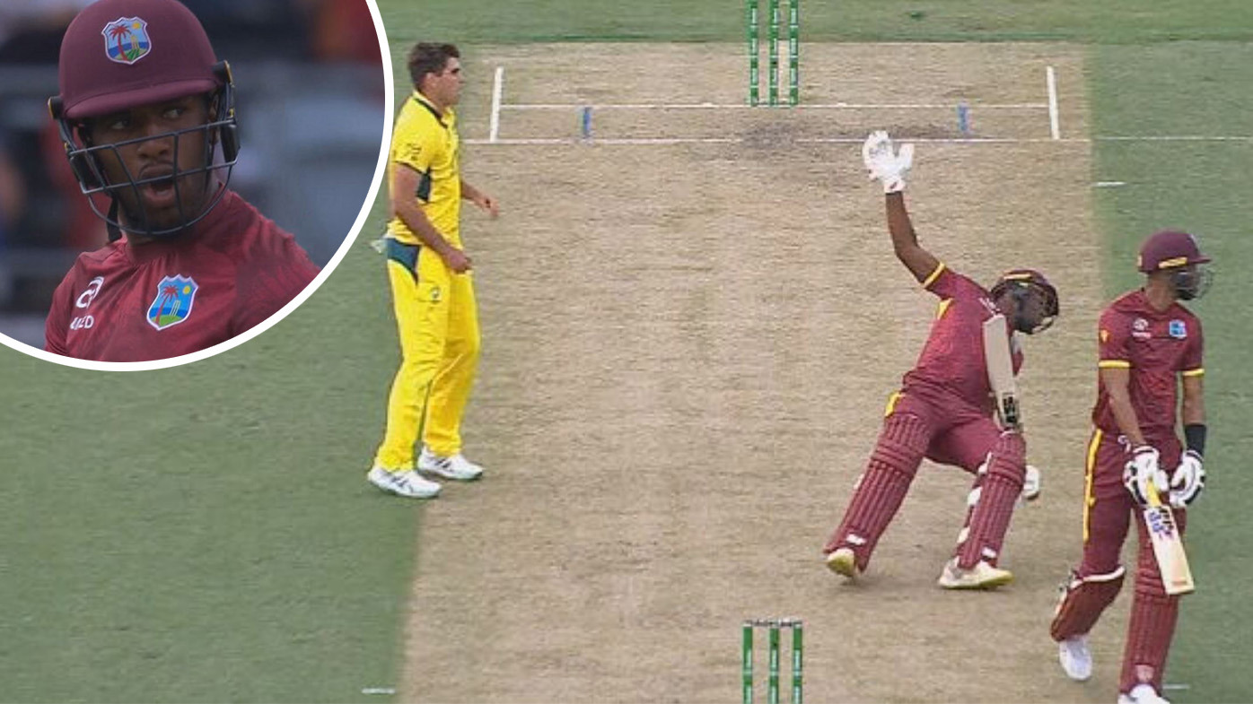 A West Indies run-out shambles.