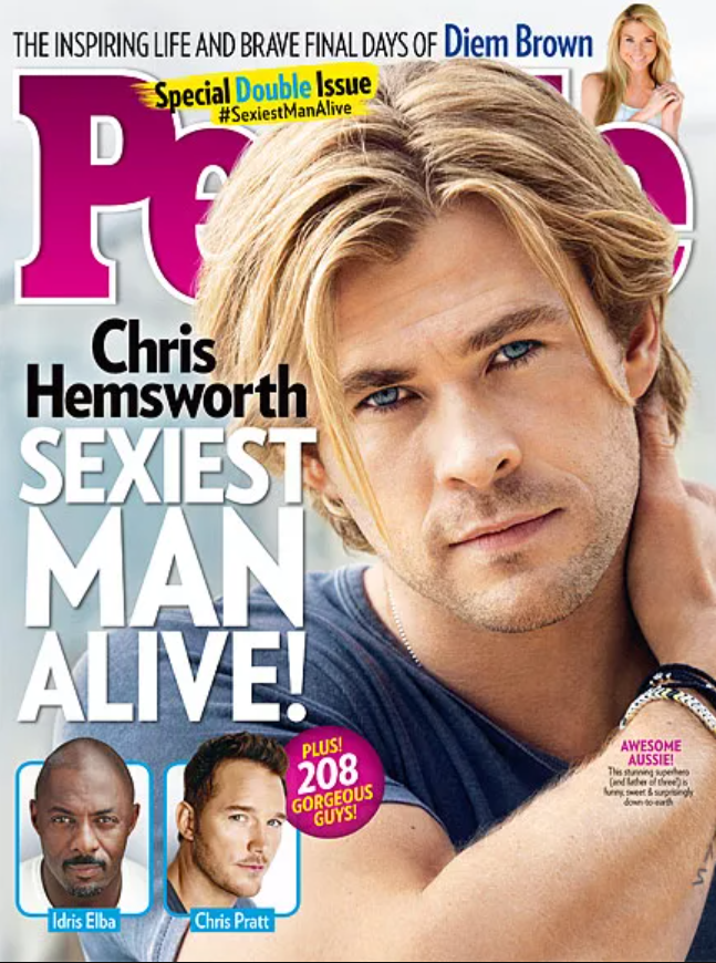 People's Sexiest Man Alive 2014 Chris Hemsworth