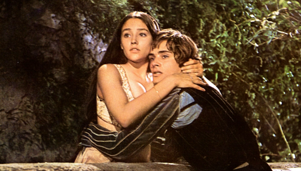 Olivia Hussey and Leonard Whiting 1968 version of "Romeo and Juliet,"