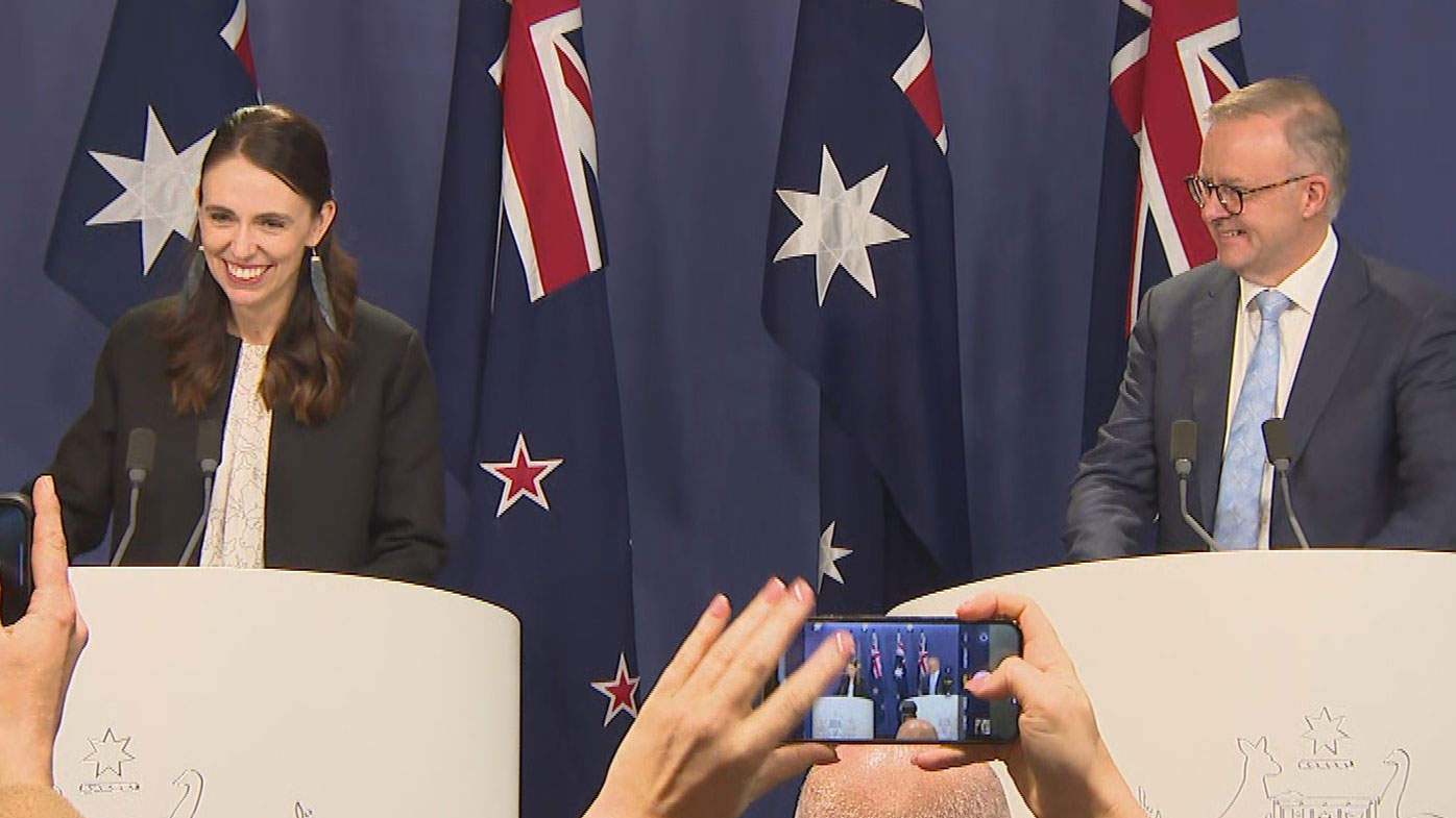 Jacinda Ardern and Anthony Albanese.