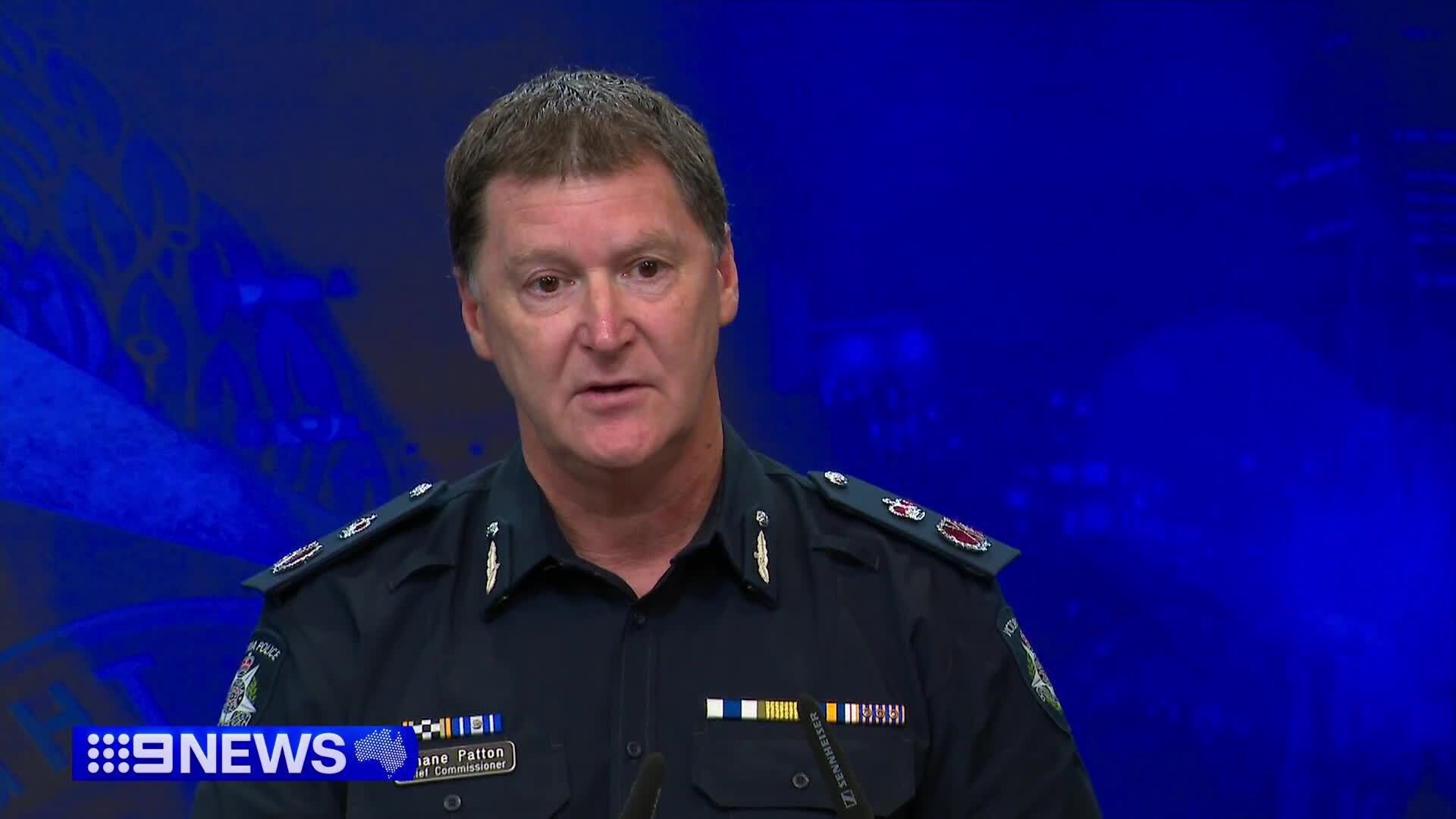 VIctoria Police chief commissioner Shane Patton