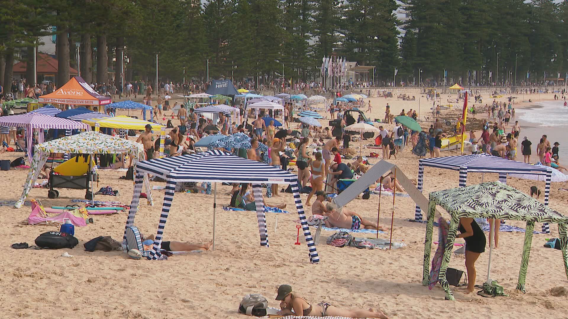 Sydney heatwave Manly March 16