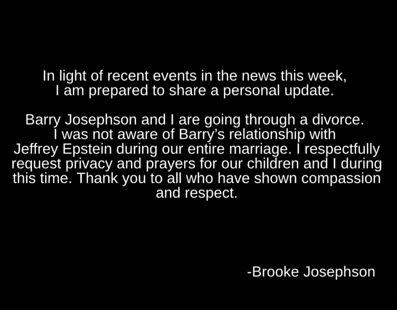 Brooke Josephson statement. 