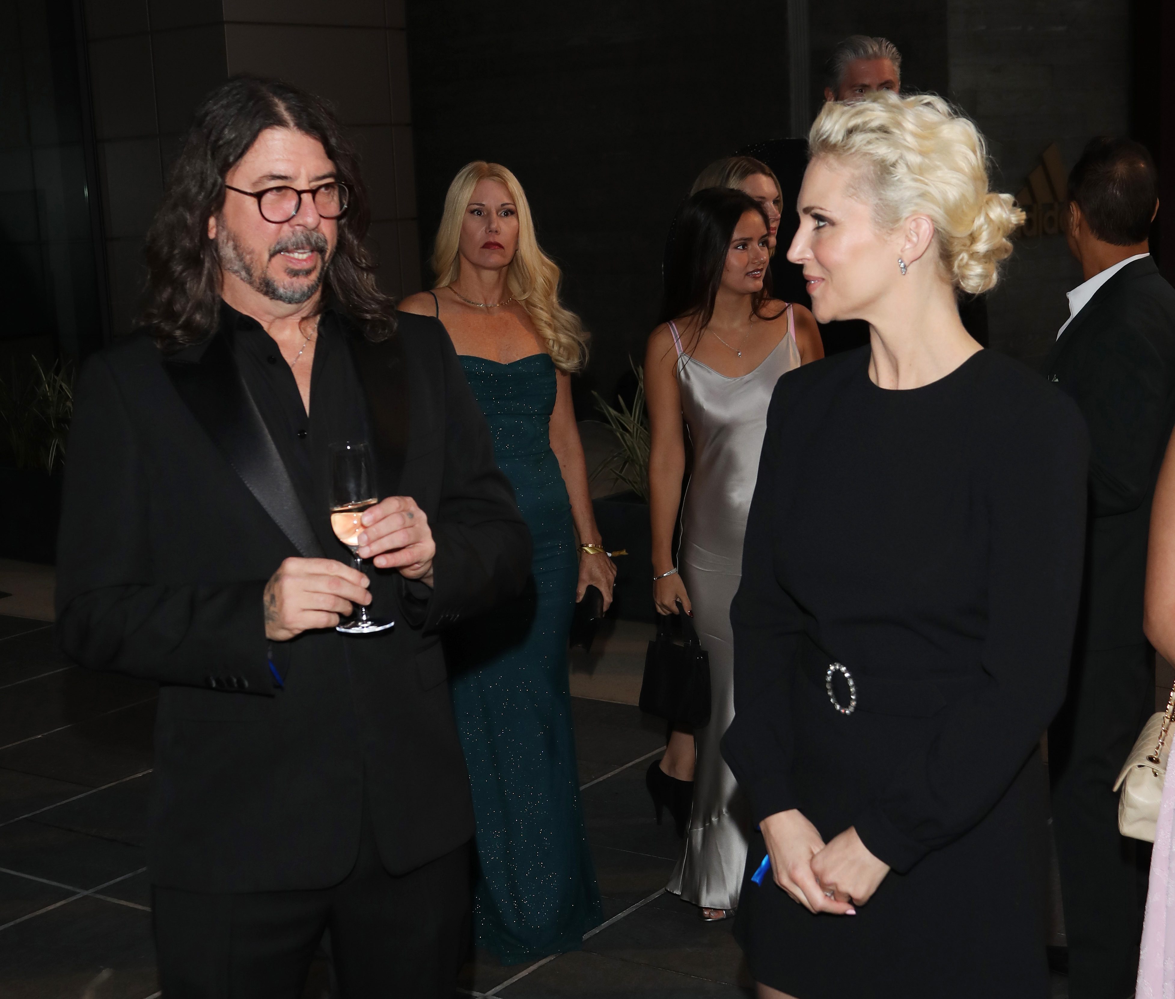 LOS ANGELES, CA - OCTOBER 18: Dave Grohl and Jordyn Grohl are seen on October 18, 2025 in Los Angeles, California. (Photo by Hollywood To You/Star Max/GC Images) *** Local Caption ***Dave Grohl;Jordyn Grohl