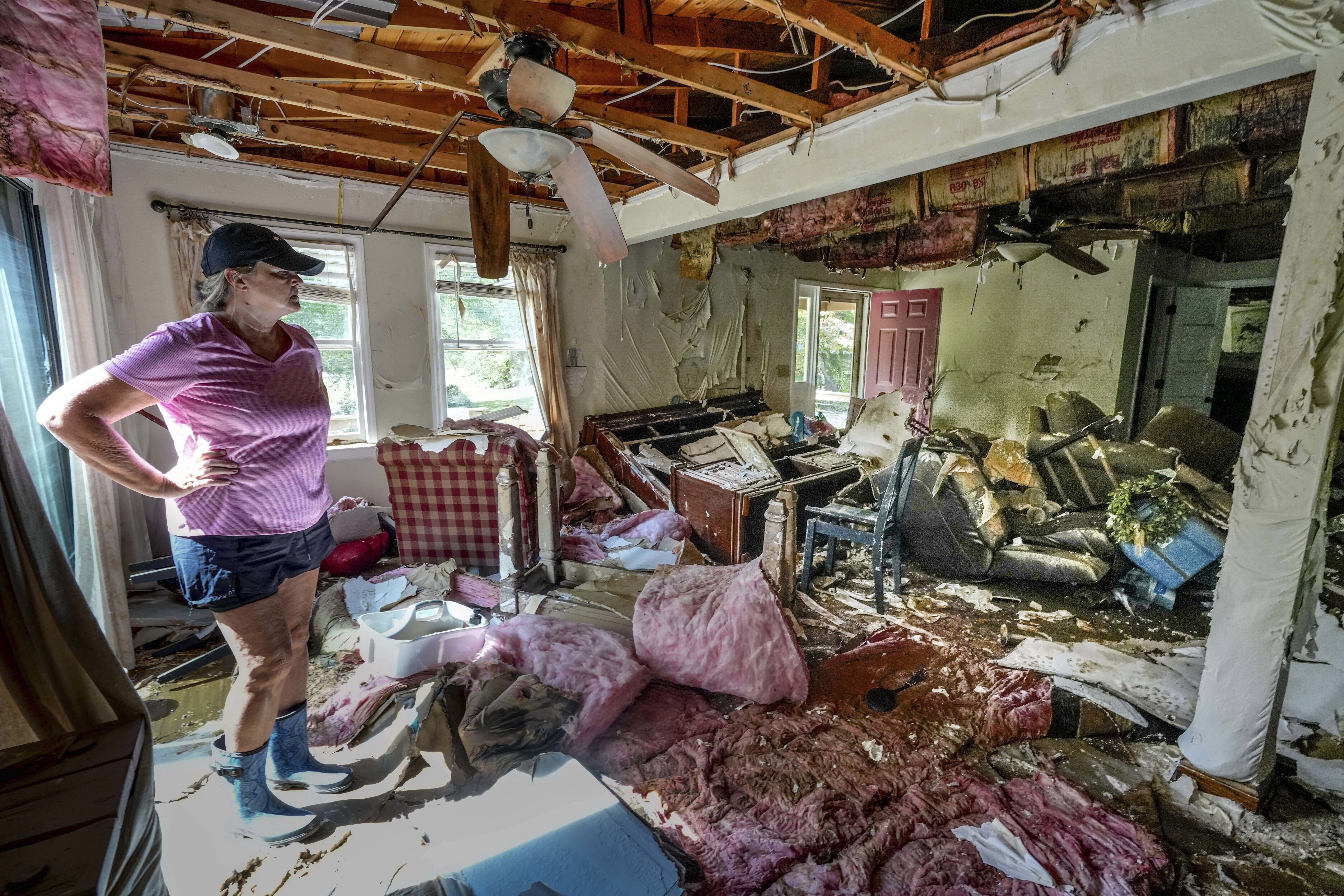 The aftermath of Hurricane Helene.