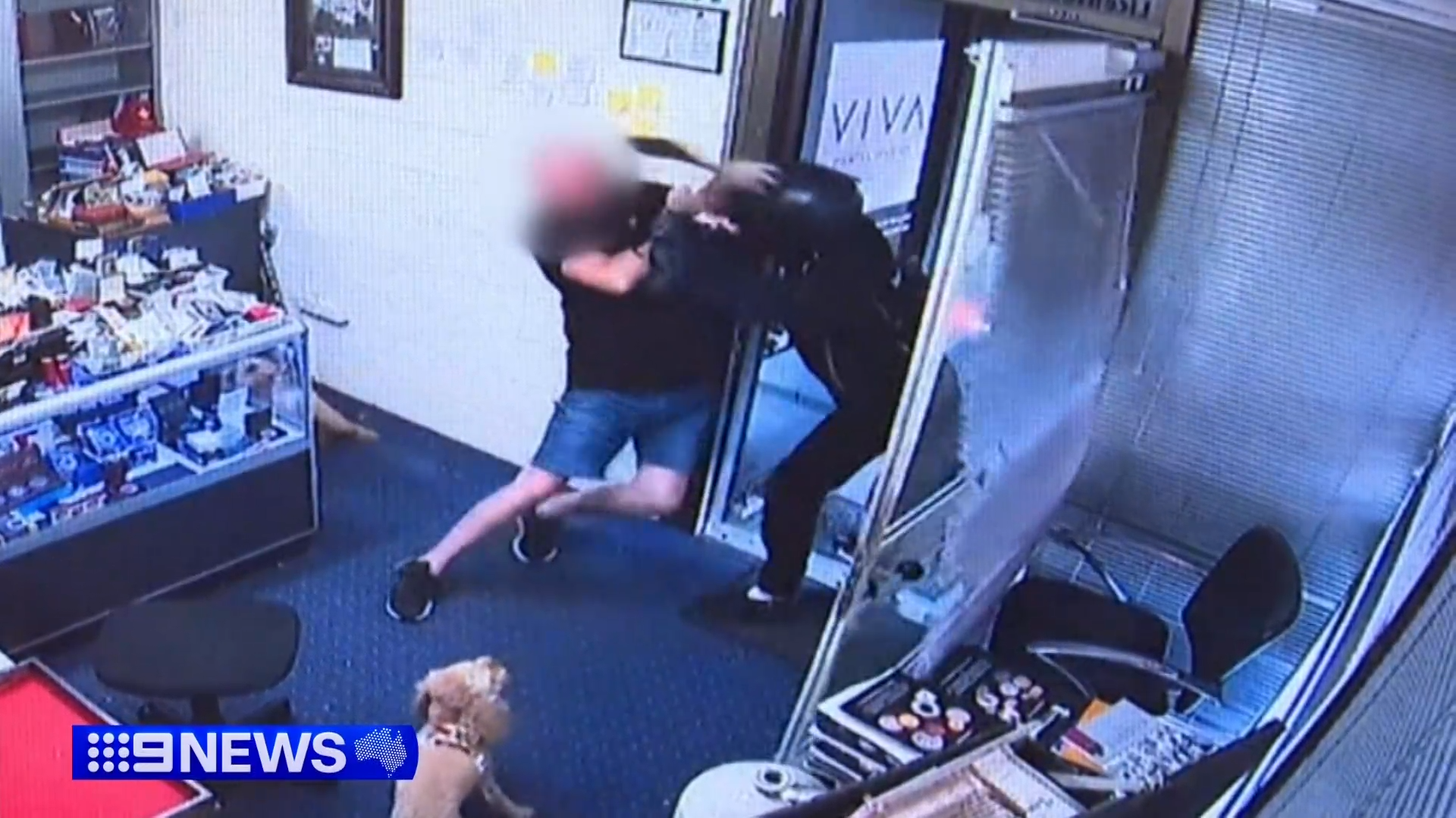 A Brisbane man who was just weeks out from cancer treatment has fought back with a machete to fend off violent robbers from his store.