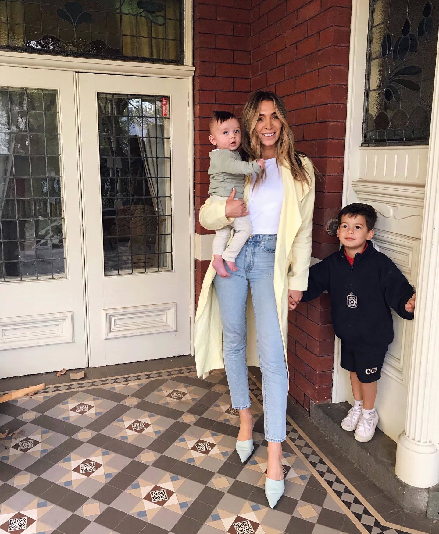 As a mum, Nadia Bartel embraced more relaxed styles.