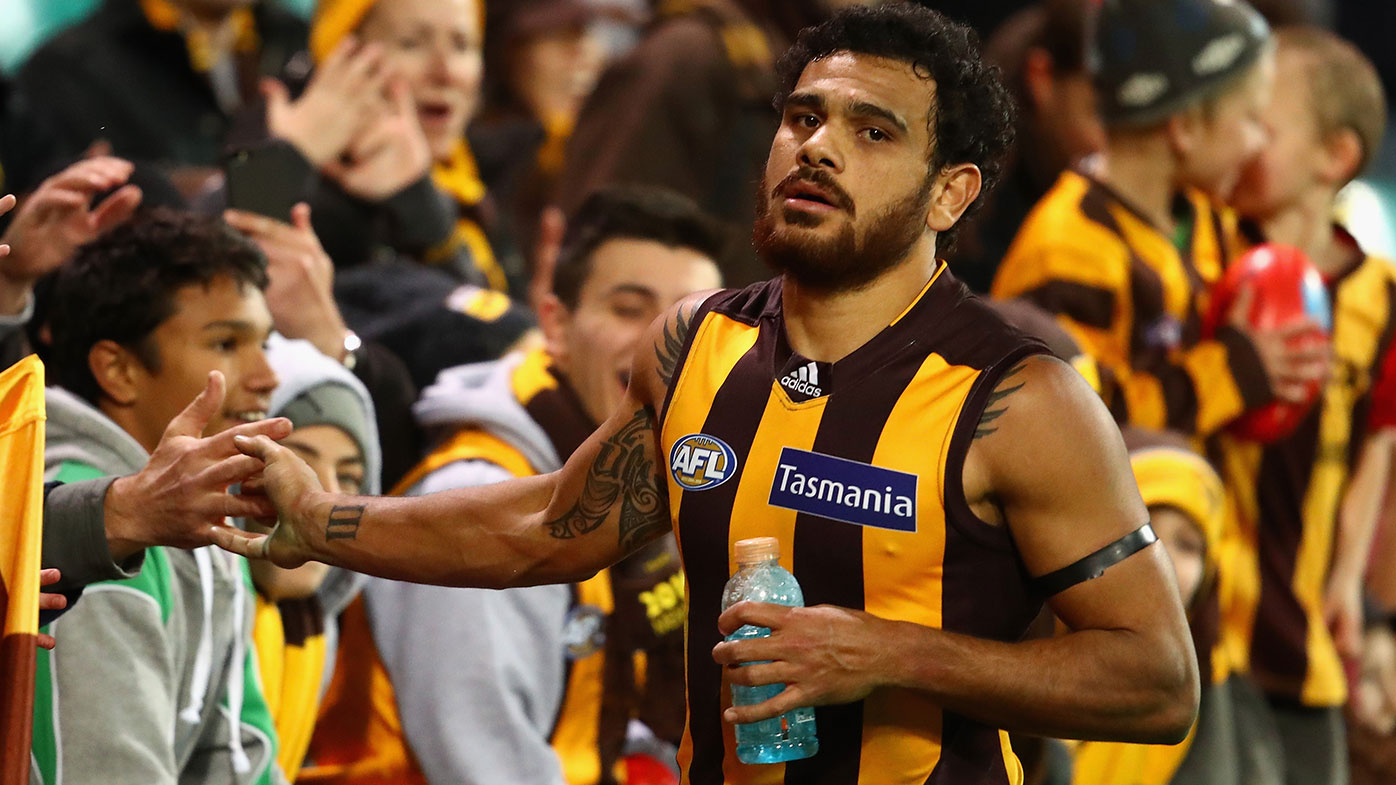 AFL Hawthorn Cyril Rioli claims, wife Shannyn, chairman Jeff