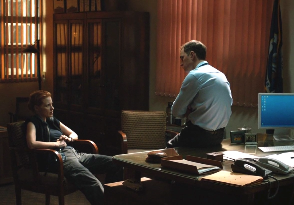 Daniel Lapaine with Jessica Chastain in the 2012 Oscar winning film Zero Dark Thirty.